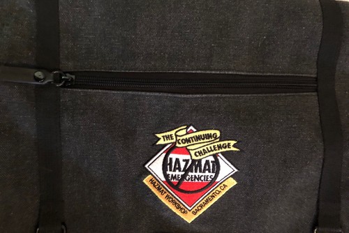 HazMat bestickt schwarz Laptop Tag Reisetasche Reißverschluss - Bild 4 von 22
