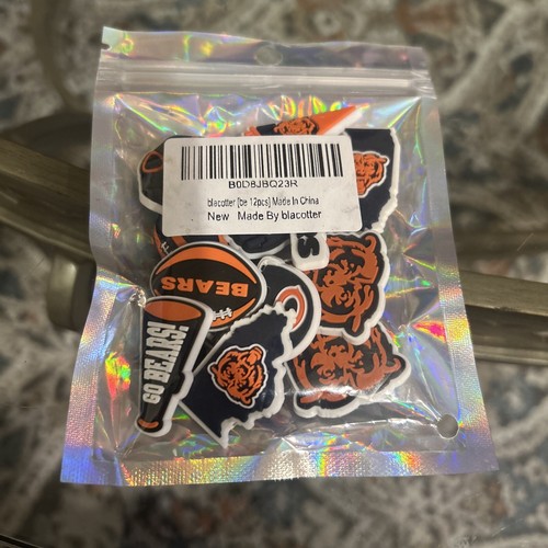 Chicago Bears 12 Pcs Shoe Charms