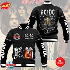 AC/DC Baseball Jacket S-5XL