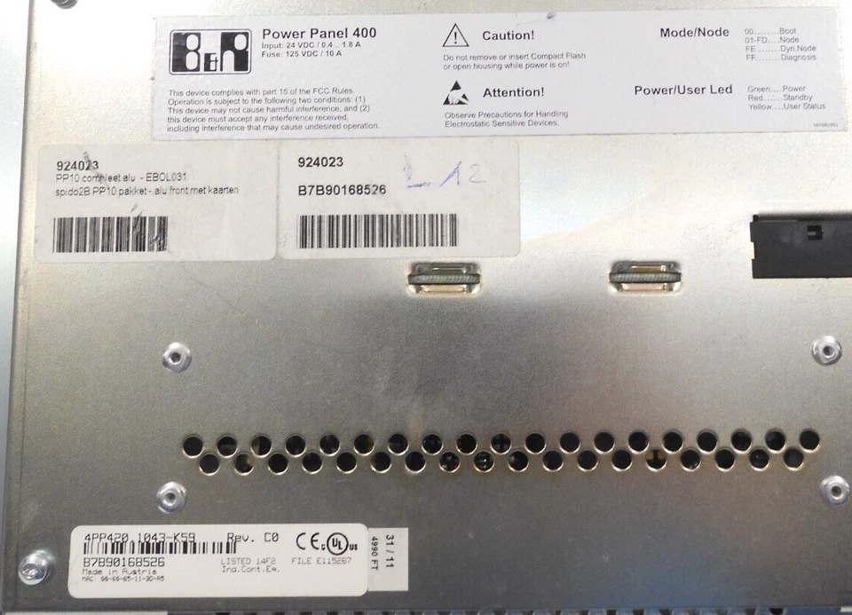 4PP420.1043-K59, Power Panel 400, B&R - Bild 3 von 4