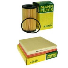 MANN-FILTER Filtre à Huile Air pour Jaguar F-Pace 2.0 D'AWD Xe Land Rover