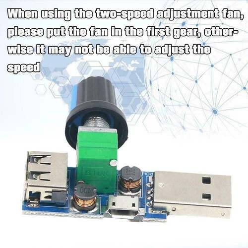 5V zu 12V USB Fan Speed Controller Regler Variable Modul Neu Schalter C0E3 KHot - Bild 12 von 12
