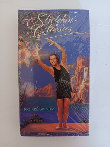 New SEALED-Richard Simmons- Stretchin' To The Classics - VHS -1994 - Picture 2 of 4