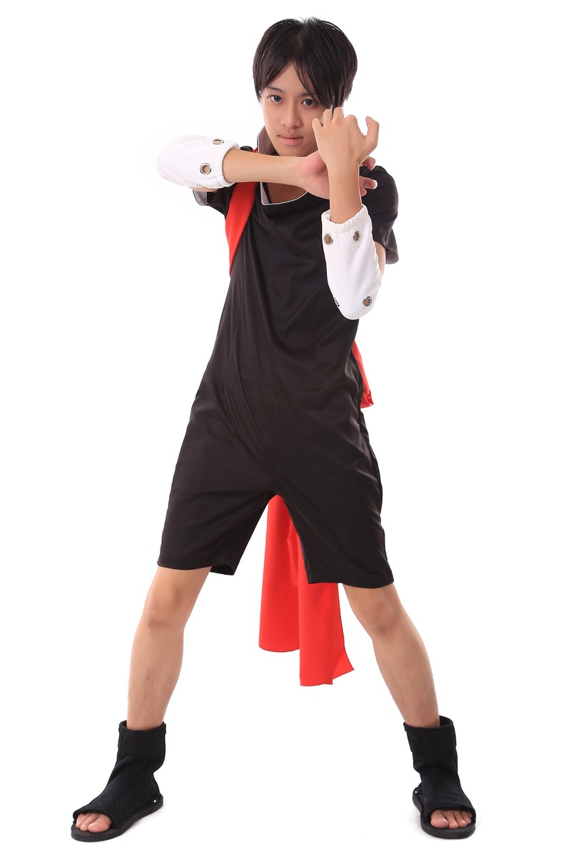 Sasuke Uchiha Cosplay Halloween Party Costume Ninja Outfit V2 Size