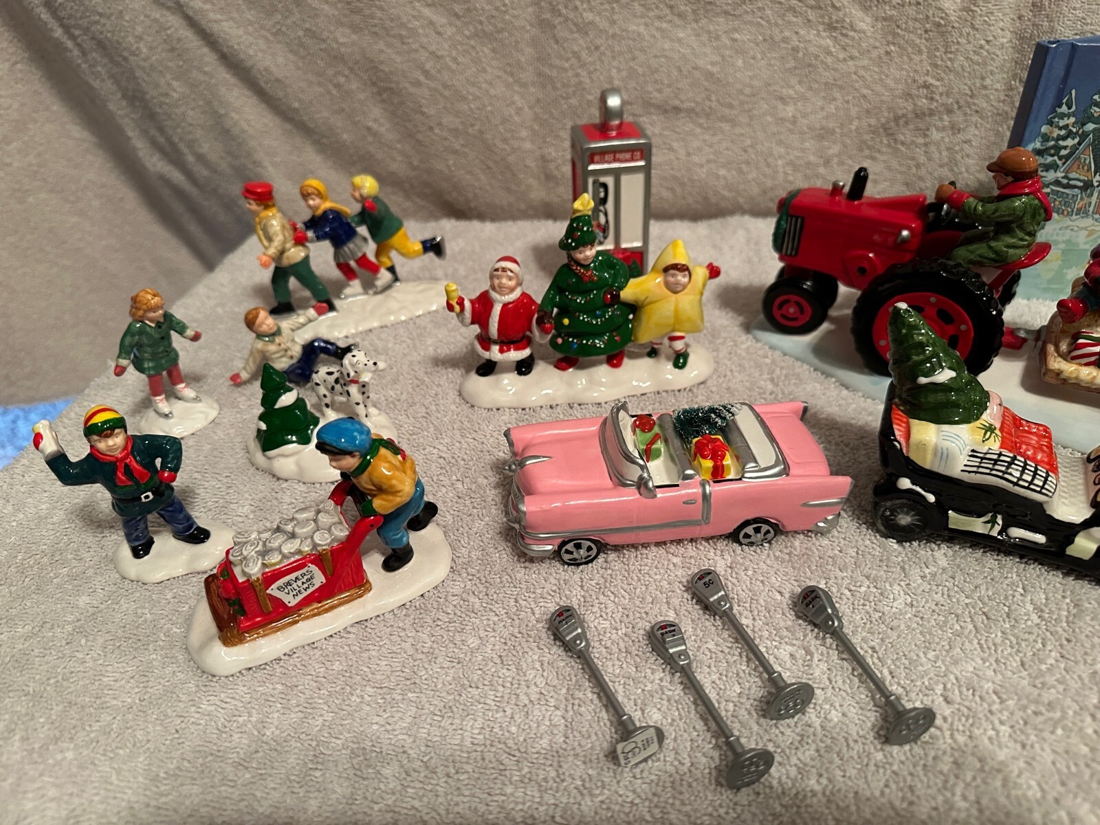 Dept 56 Christmas Snow Village Lot 20 pieces from 9+ Sets eBay
