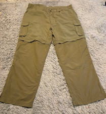 Boy Scouts of America Switchback Pants Mens 30 Measure 38 Green Convertible