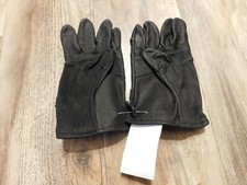 US MILITARY BLACK LEATHERR LIGHT DUTY GLOVES SIZE 3 NEW