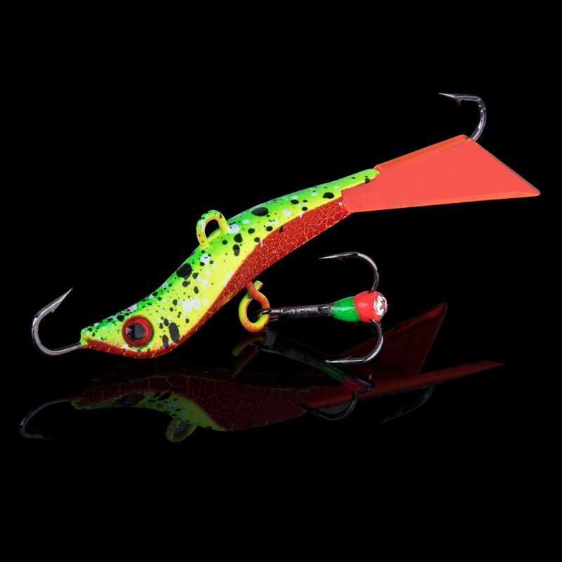 Goture 4 Pezzi Esche Da Pesca Invernale Sotto Ghiaccio - Jig Bilanciato 71mm 14,4g