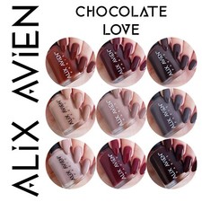 Alix Avien Pastel Nail Polish Varnish Lacquer Chocolate Love Series Shiny Shades