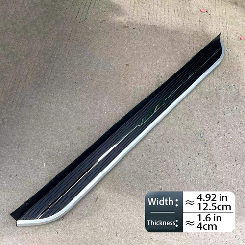 Barra Nerf estribo lateral puerta fija apta para Porsche Cayenne 2011-2017 - Imagen 4 de 7