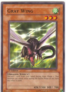 Gray Wing - LOD-041 - Common - 1st Edition x3 - Lightly Played