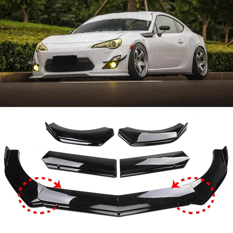 For Infiniti G37 Coupe Sedan Car Front Bumper Lip Splitter Spoiler Body Kit DP — 第 3/4 张图片