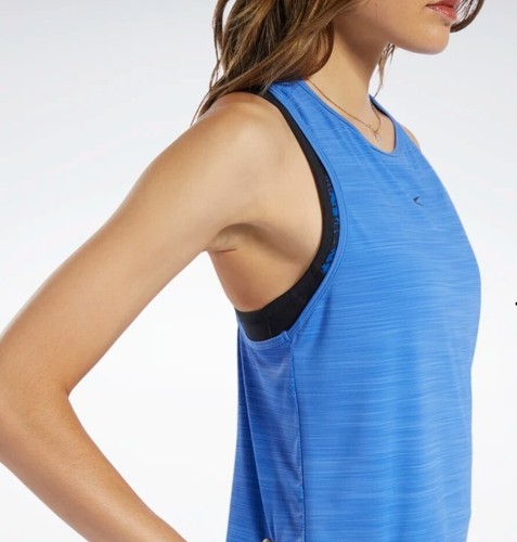 Reebok Women's ACTIVCHILL Athletic Tank Top Blue Blast New Size Small - Picture 5 of 8