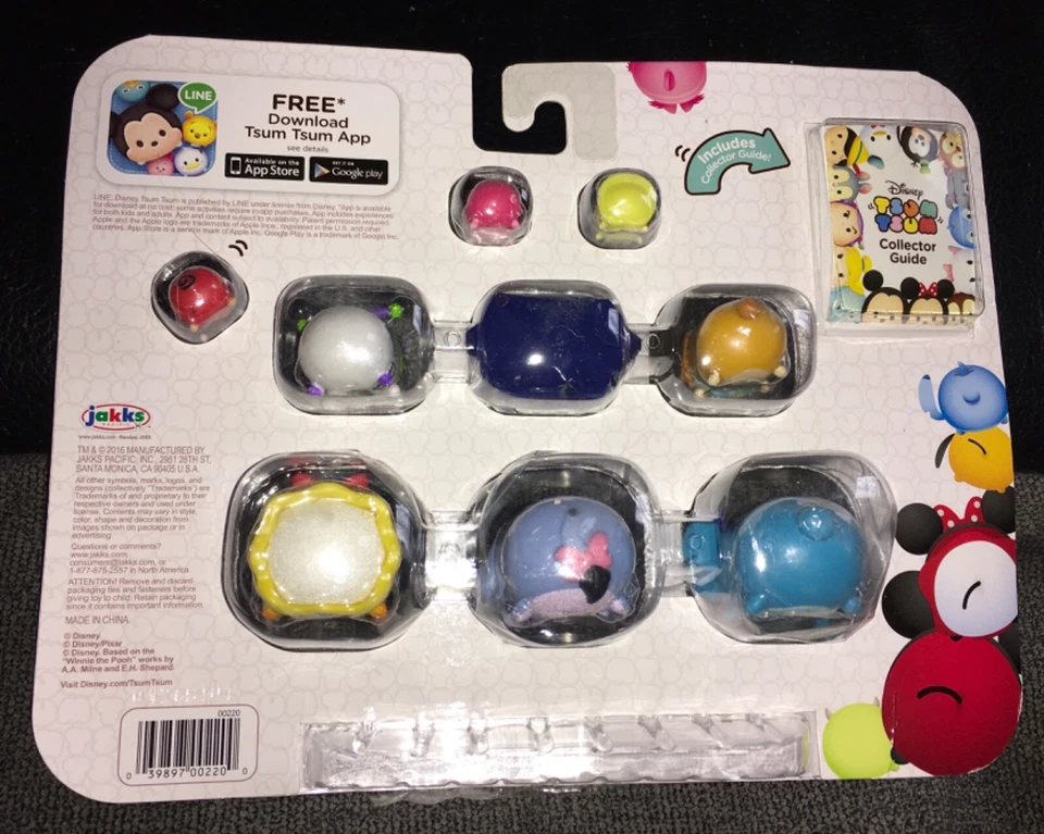 Disney Tsum Tsum Paquete de 9 SERIE 2 Dama/Buzz/Puntada/Eeyore/Blancanieves/Alegría Nuevo en Paquete Foto 2 de 2