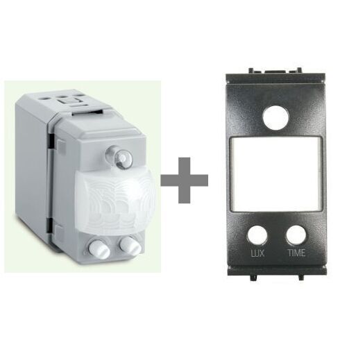 Sensore Movimento Perry 230V Compatibile Gewiss Chorus Nero | Prezzo Online