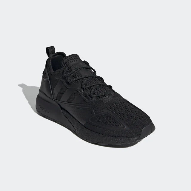 Size 8.5 - adidas ZX 2K Boost Triple Black 2021 for sale online | eBay