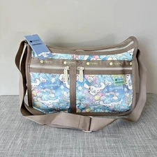Lesportsac Cinnamoroll Large Deluxe Everyday Bag NWT  