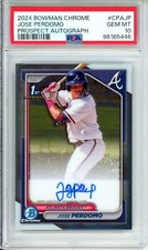 2024 Bowman Chrome #CPA-JP Jose Perdomo 1st Chrome Auto PSA 10