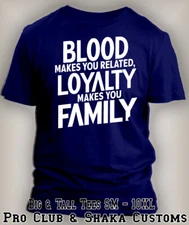 Tee Shirt Loyalty Makes You Family Compatible with Nike Air Force 1 Low Midnight