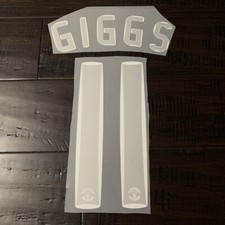 2007-2008 GIGGS Manchester United Nameset Name Home Away UCL Champions League