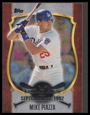 2015 Topps #FHR-37 Mike Piazza First Home Run Silver (Series One)