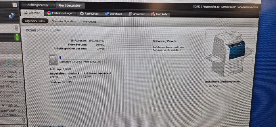 Xerox Color 560 550 EFI embedded Fiery Controller RIP bustled PC Netzwerk - Image 3 of 4