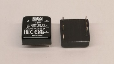 Mean Well SKM15B-05 DC/DC-Conv 18-36:+5V 3000mA 15W