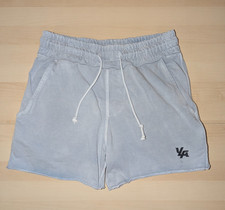 YoungLA Cloud Dancer Grey Sweat Gym Terry Cloth Shorts 100 cotton Raw Hem Med