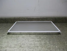 SUB-ZERO REFRIGERATOR GLASS SHELF YELLOWED 21 1/2 X 12 3/4 PART # 64215