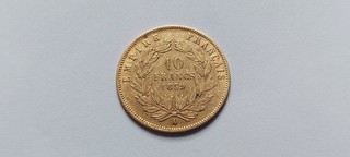 Ancienne pièce de monnaie 10 Francs Or Napoléon