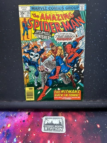 Amazing Spider-Man #174 Raw VG/FN Andru Cover Vintage Marvel Comic '77