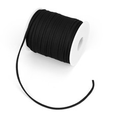 Leather String Suede Cord Cords Rope 2.6 mm x 50 Yard, Black