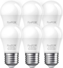 25 Watt Light Bulbs Equivalent, A15 E26 3W LED Bulb Soft White 2700K Low Watt Li