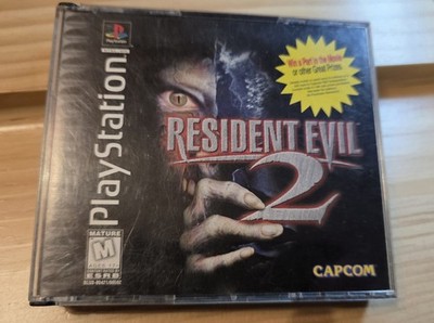 Resident Evil 2 Sweepstakes PS1 Playstation 1 Black Label, Tested, No Manual