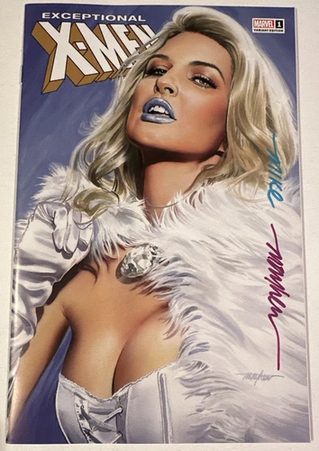 Exceptional X-Men #1 (2024) - SIGNED Mike Mayhew Exclusive Emma NM+
