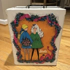 Vintage 1968 Mattel Barbie Doll Trunk Double Sided Case w/ LOTS of Accessories