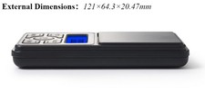 High-precision Durable Small Electronic Scale Battery-Powered, English Version 