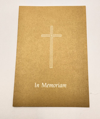 Vintage Funeral Program for Marguerite F Gabbert 1899-1991 History Death Notice