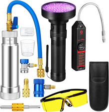 Ac Leak Detector Kit R1234yf R134a R410a Ac Oil Uv Dye Injector Kit Refrigerant