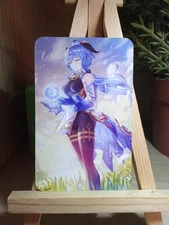 Ganyu Genshin Impact Waifu Goddess Story Fan Art Anime Card