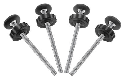4Pcs Universal Baby Gates Threaded Spindle Rod, M8 (8mm) Replacement Bolt Part f