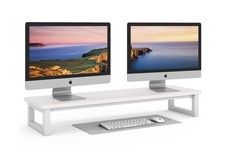 YAOHUOO Dual Monitor Stand Riser, 39Inch Large Monitor Stands f... FAST USA SHIP