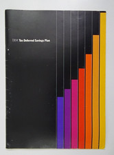 Vintage 1983 IBM Tax Deferred Savings Plan Guide G-144