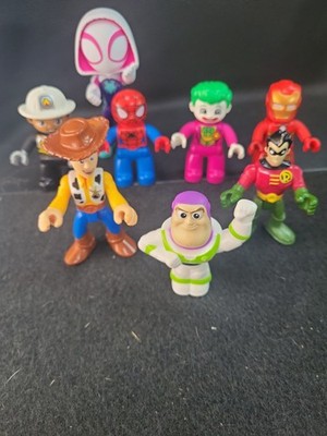 Lot Of 8 Lego Duplo Imaginex Play School Figures Great Condition