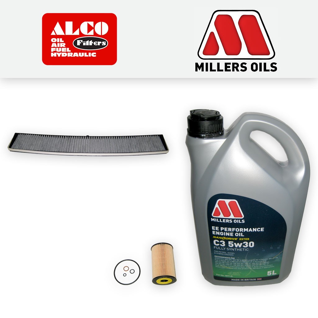 SERVICE KIT for BMW 3 SERIES E46 316I 318I M43 OIL CABIN FILTER +OIL (1997-2002)