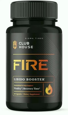 Clubhouse Fire Male Supplement for Advanced Stamina & Virility 60ct - Pack of 1.
