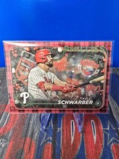 2024 Topps Holiday - Kyle Schwarber #H65 Holiday Tree Plaid