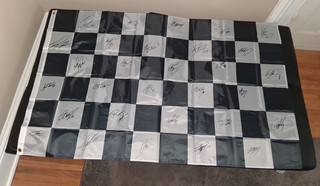 NASCAR AUTHENTIC AUTOGRAPHED DAYTONA 500 CHECKERED FLAG