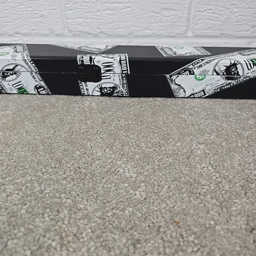 SNOOKER  POOL CUE CASE HARD American Dollar Bill 57" 2-PIECE CENTRE SPLIT - Afbeelding 10 van 20