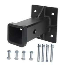 Bolt On Receiver Hitch Wall Mount,2" Receiver Opening Hitch Tube,Lock Heavy
